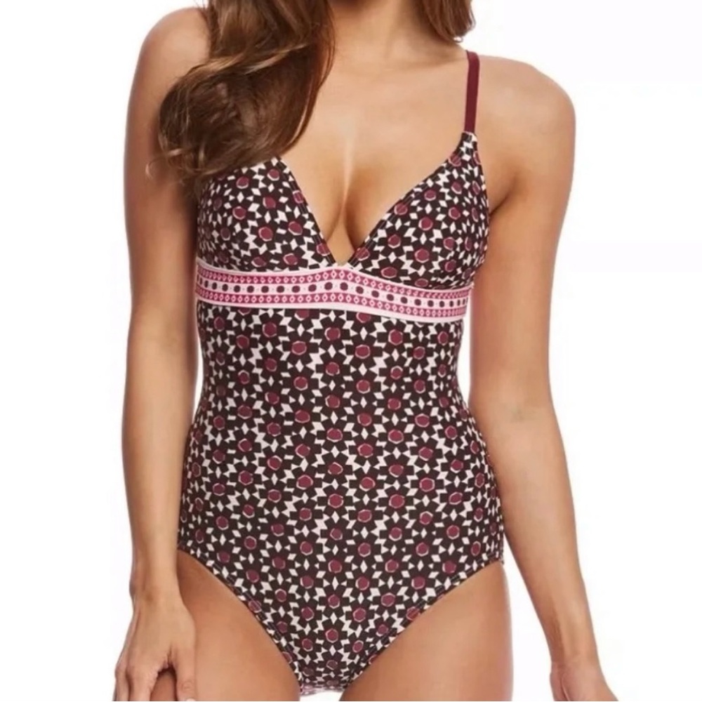Kate Spade Coronado Beach Sumac Red Swimsuit